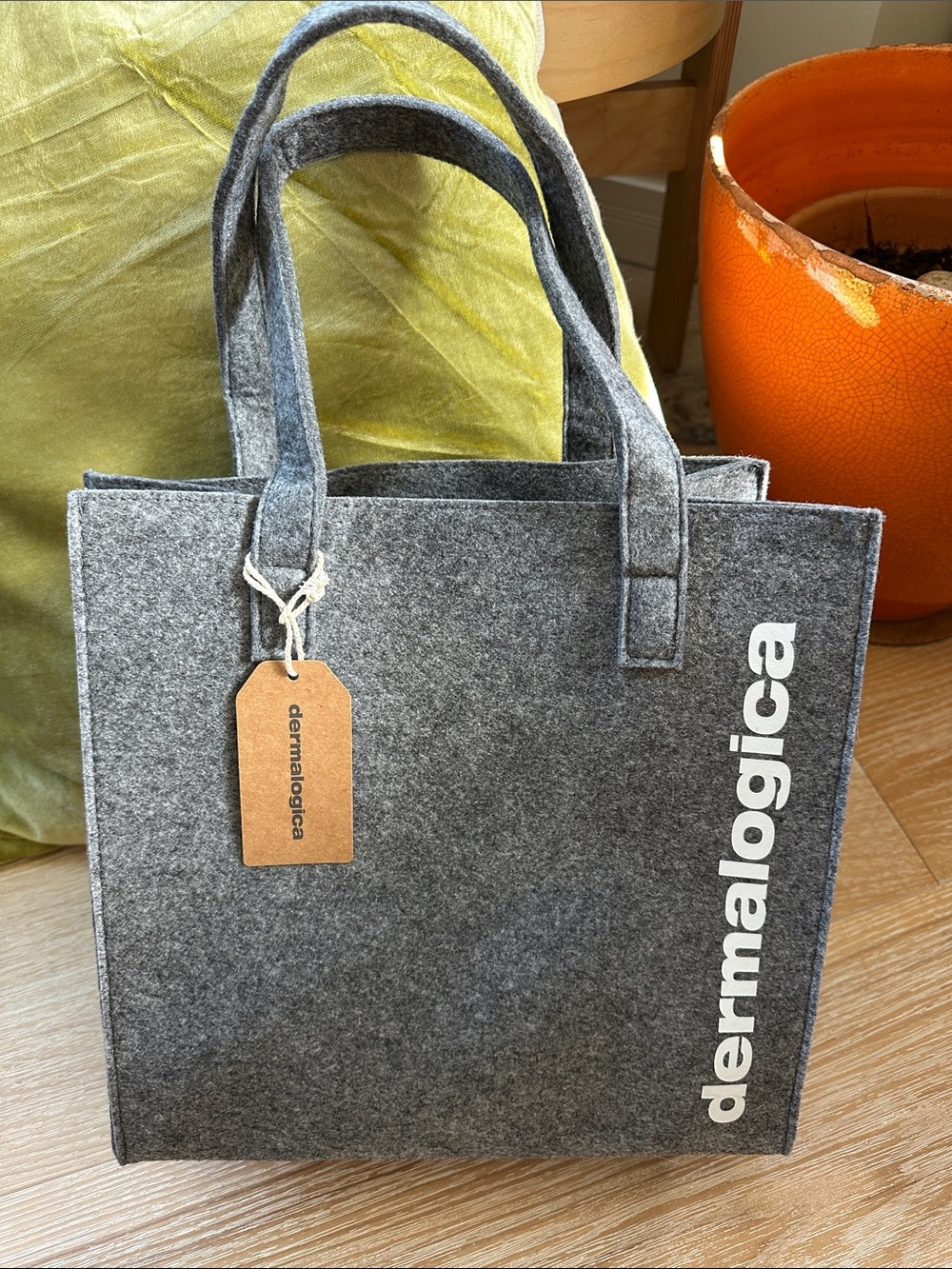 NWT Dermalogica Felted Tote